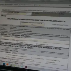 Formularz PCC-3 do deklaracji podatku od czynności cywilnoprawnych. Wypełnianie formularza PCC-3.