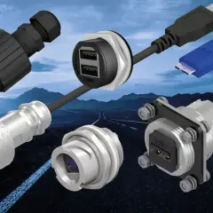 Wytrzymałe złącza USB, w tym modele o stopniu ochrony IP 67, gotowe na każde warunki.