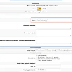 Konfiguracja InPost Paczkomaty 24/7. Ustawienia nazwy, komentarzy i integracji. Historia zmian.