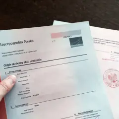 Formalności po urodzeniu dziecka: skrócony odpis aktu urodzenia z Urzędu Stanu Cywilnego.
