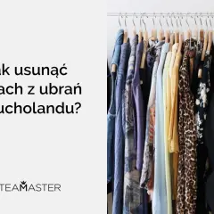 Wieszak z ubraniami, na których wisi zapach potu. Jak usunąć nieprzyjemną woń z ciuchów?