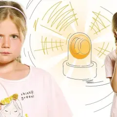 Dwie dziewczynki z wykrzyknikami i syreną ostrzegawczą. Czy to sygnał, że trzeba zwrócić uwagę na białaczka objawy?
