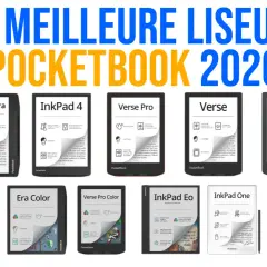La meilleure application liseuse PocketBook 2026 : présentation de plusieurs modèles de liseuses électroniques.