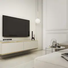 Na jakiej wysokości powiesić szafkę pod telewizor, by uniknąć bólu szyi?