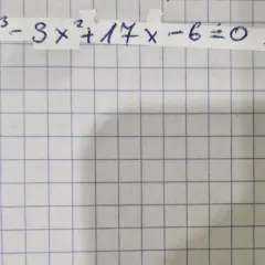 Równanie -x³-3x²+17x-6=0. Obliczanie pierwiastków x₁, x₂, x₃, zgodnie z twierdzeniem Bezouta.