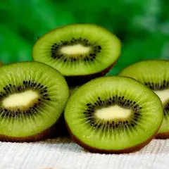Kiwifruit slices, vibrant green with black seeds, might cause unexpected effects.