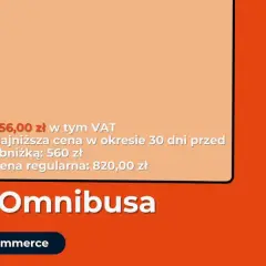 Pułapki Omnibusa: cena 756 zł (wcześniej 820 zł, najniższa 560 zł). Zgodnie z dyrektywą Omnibus.