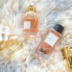 Kolekcja perfum: Daisy Marc Jacobs, Aqua Allegoria Guerlain, L'Impératrice D&G i Dolce&Gabbana The One. MFK.