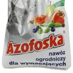 Azofoska nawóz ogrodniczy dla wymagających. Skład: komplet mikroelementów. Idealny do kwiatów, owoców i warzyw.
