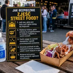 Zasady bezpiecznego jedzenia street food: wybieraj miejsca z ruchem, świeżo przygotowane dania, dbaj o higienę. Oto jak cieszyć się tym rodzajem jedzenia.