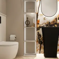 Mała toaleta w bloku: Sekrety aranżacji, które odmienią Twoje WC