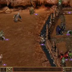 Bitwa w Heroes of Might and Magic. Rycerz na koniu, gorgona, smok i inne potwory w strategicznej grze.