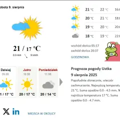 Jaka pogoda w Ustce - sprawdź, by uniknąć nieprzyjemnych niespodzianek