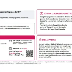 Pagamenti non regolari, verifica le bollette. Attiva l'addebito diretto per comodità. Contatti e promozioni Enel.