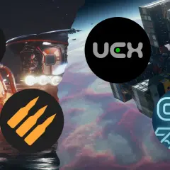 Icônes de Multitool, UCX, munitions et outils sur fond de scènes Star Citizen. Configuration idéale pour les joueurs.