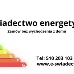 Świadectwo energetyczne mieszkania. Zamów online! Skala od A do G. Tel. 510 203 103, www.e-swiadectwa.com.