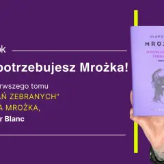 Kobieta prezentuje tom opowiadań Sławomira Mrożka. To "oda do alkoholika" w literaturze, która skłania do refleksji.