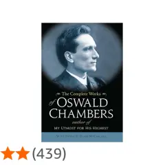 Buchcover: "The Complete Works of Oswald Chambers", mit Porträt des Autors.