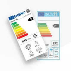 Etykiety energetyczne pokazują, jaka klasa energetyczna jest najlepsza. Najwyższe klasy to A+++ i A++, oznaczające najniższe zużycie energii.