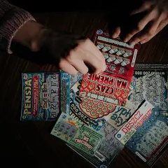 Ręce drapią zdrapki, szukając odpowiedzi, dlaczego sprzedawcy w kolekturach wykupują konkretne numery zdrapek.