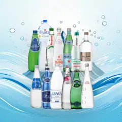 Woda źródlana czy mineralna? Kolekcja butelek z wodą: Kinga, Bystra, Perrier, Evian i inne.