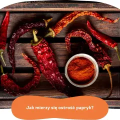 Suszone papryczki chili i ich proszek. Czy wiesz, że kapsaicyna co to jest, odpowiada za ich ostrość?