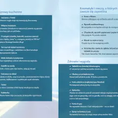 Lista rzeczy, co zabrać do Norwegii: jedzenie, termos, lodówka turystyczna, krem z filtrem, ręcznik, apteczka, karty do gry.