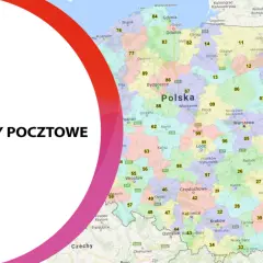 Kody pocztowe Polski na mapie. Zobacz, jak wyglądają kody pocztowe w różnych regionach kraju.
