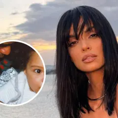 Klaudia El Dursi z rodzicami: zdjęcie z dzieciństwa i współczesne ujęcie.