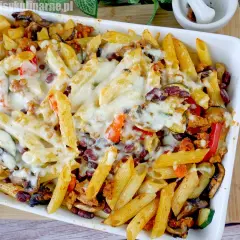 Idealna zapiekanka z penne i mięsem mielonym? Poznaj mój przepis!