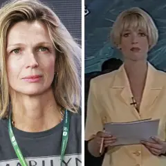 Magda Mołek: młoda prezenterka w żółtej marynarce i dojrzała kobieta z krótkimi blond włosami. Ile lat ma Magda Mołek?