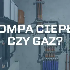 System ogrzewania: pompa ciepła czy gaz? Widoczne rury i urządzenia instalacji grzewczej.