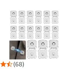 Chiusura borsa uncinetto con bottone magnetico. Set di bottoni a pressione per borse e abbigliamento.