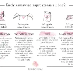 Ile wcześniej zaproszenia na ślub? Pełny harmonogram bez stresu.