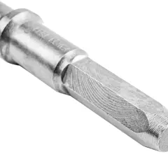 Metalowy uchwyt wiertarski hex z widocznym logo producenta.