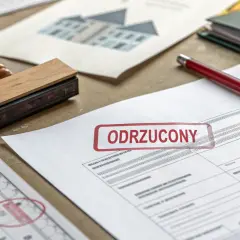 Pieczątka "ODRZUCONY" na dokumentach. Zastanawiasz się, gdzie zgłosić samowolę budowlaną, gdy urzędnicy odrzucają wnioski?