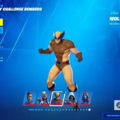 Wolverine (Classic) z Fortnite, dostępny po ukończeniu wyzwań.