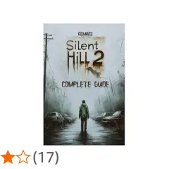 Okładka poradnika do Silent Hill 2 Enhanced Edition. Samotna postać na tle opuszczonego miasta i samochodów.