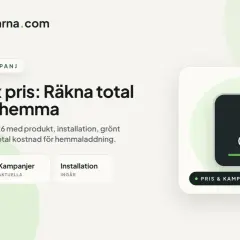 Beräkna din totala kostnad för laddbox, inklusive installation och grönt avdrag.