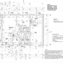 Plan sytuacyjny parteru z wymiarami pomieszczeń: pokój dzienny, kuchnia, salon, łazienka, kotłownia, garaż, schowek, sień.