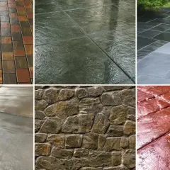 Różne rodzaje nawierzchni: kostka brukowa, kamień, beton. Idealny grunt do kostki brukowej zapewni trwałość.