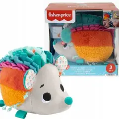 Fisher Price kolorowy jeż zabawka sensoryczna – rozwój zmysłów dziecka