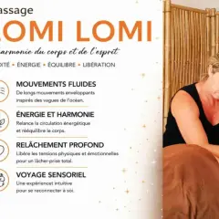 Découvrez le massage Lomi Lomi : mouvements fluides, énergie, harmonie et lâcher-prise pour une reconnexion à soi.