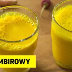 Napój z imbiru, kurkumy, cytryny i miodu - zdrowie w każdej szklance