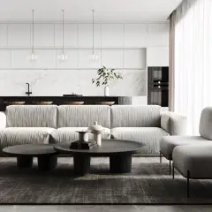 Luxuriöses Wohnzimmer modern gestalten: Ideen für eleganten Stil