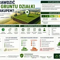 Klasa gruntu wpływa na zabudowę i koszt odrolnienia. Sprawdź ją przed zakupem, by uniknąć problemów. Podatek rolny zależy od klasy gruntu.