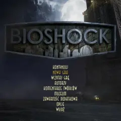 Menu główne Bioshock 2 Remastered. Wersja z polskim spolszczeniem, gotowa na nowe przygody w Rapture.