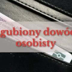 Zgubiony dowód osobisty w portfelu. Zastrzeżenie dowodu jest ważne.