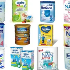 Różne rodzaje mleka modyfikowanego: Bebilon, Bebiko, Enfamil, NAN, Peptamen. Wybór odpowiedniego mleka modyfikowanego dla dziecka.
