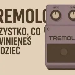Efekt tremolo co to? Poznaj wszystko o pedale gitarowym tremolo z pokrętłami Rate i Depth.